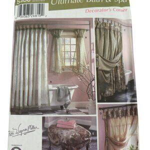 Simplicity 5480 Home Decorating Pattern For Ultimate Bath & Spa With Trimmings C